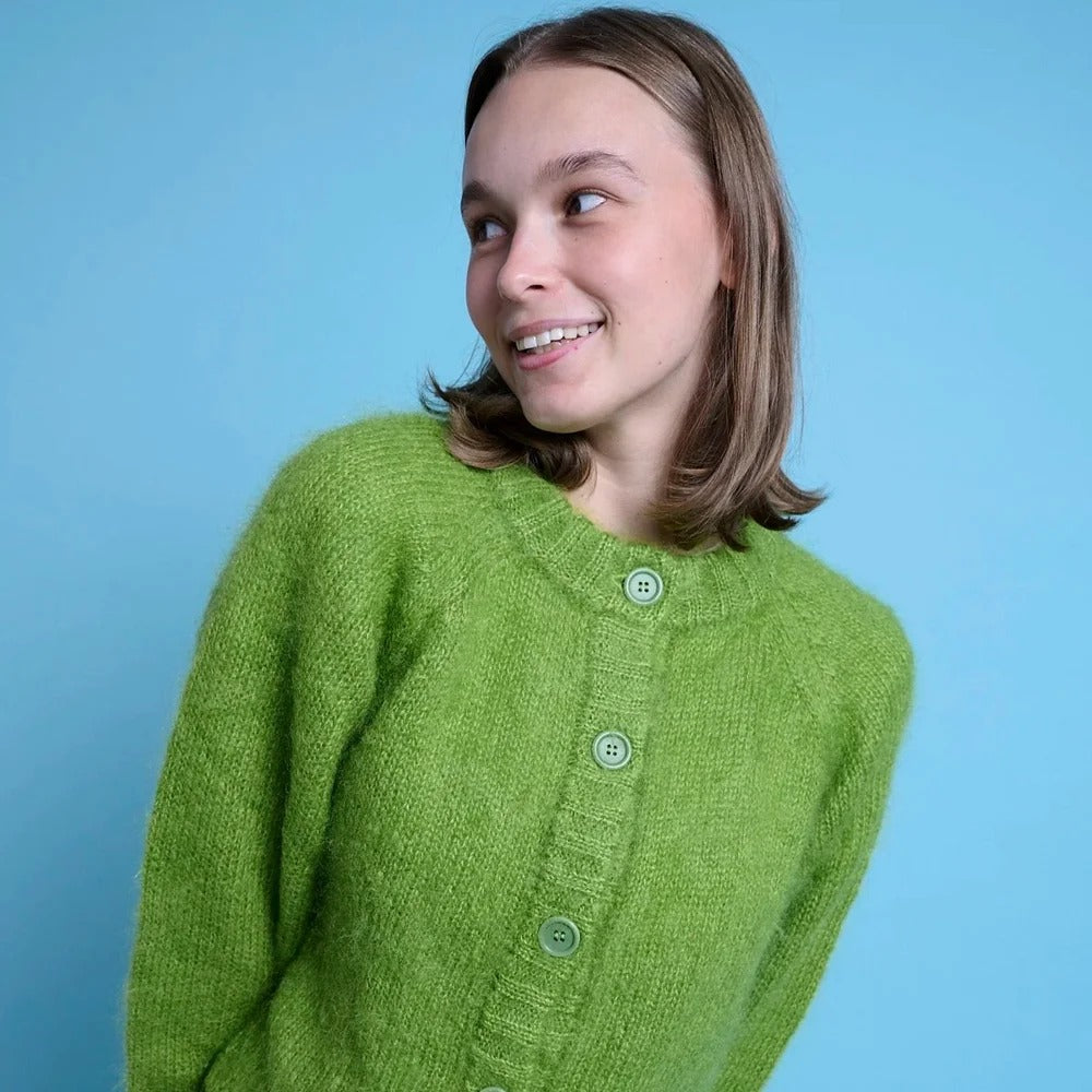 Yoke Studio - Cara Cardigan - Green