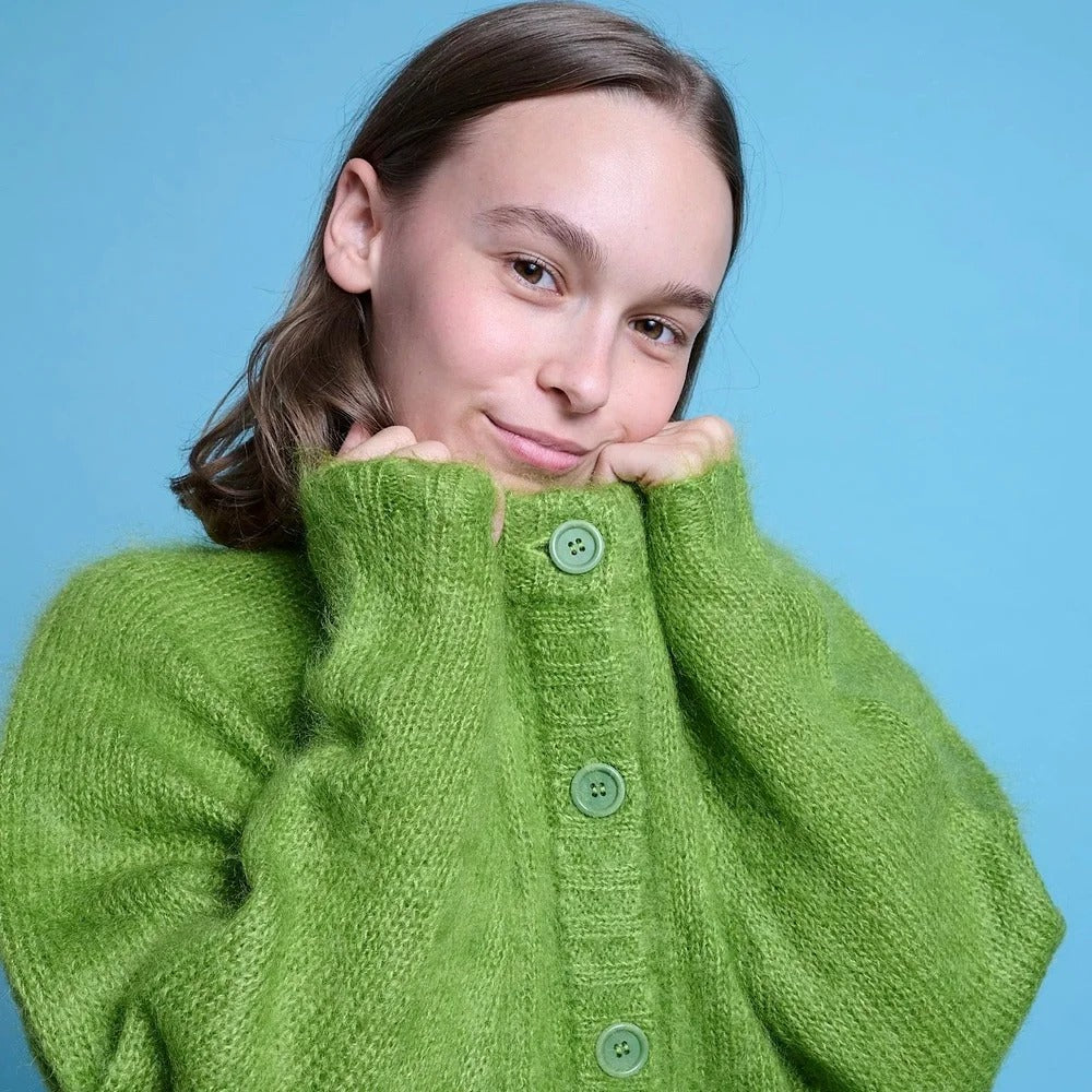 Yoke Studio - Cara Cardigan - Green