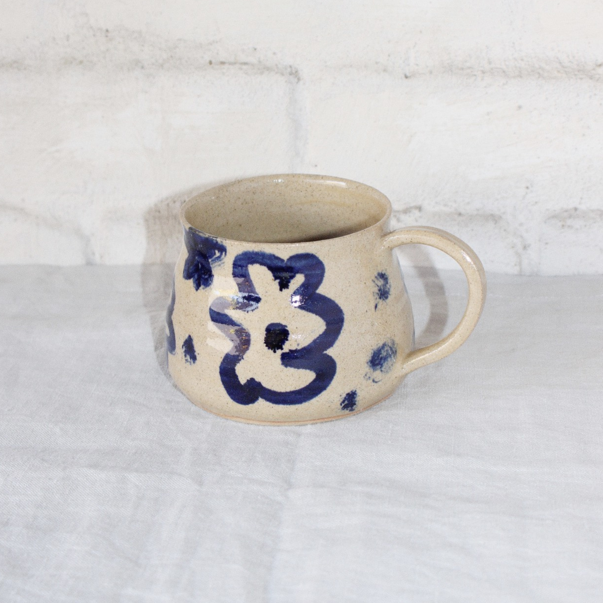 Zosia Ceramics - Mug with Handle - Blue Floral