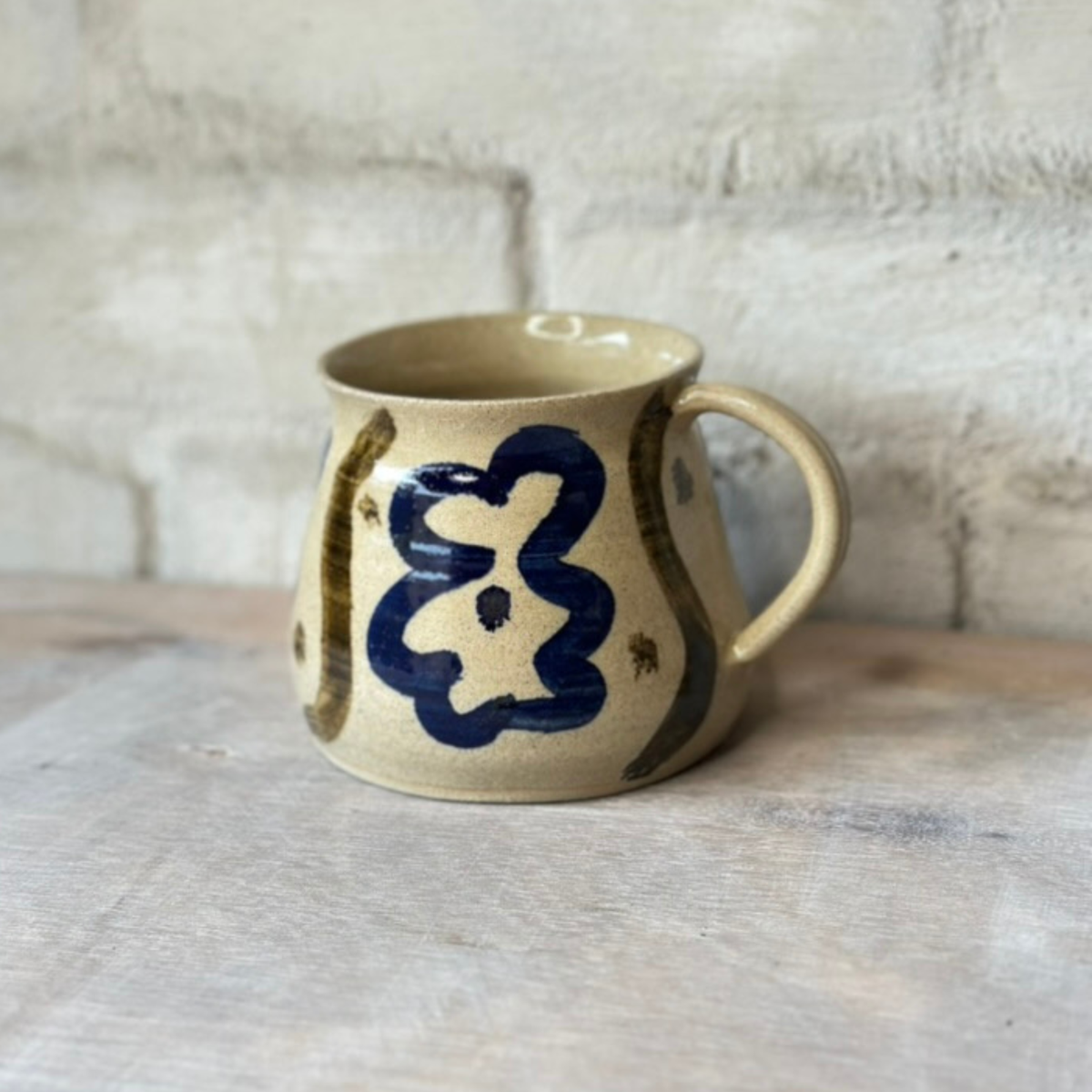 Zosia Ceramics - Mug with Handle - Blue + Green