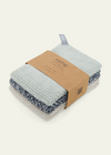 Sophie Home Eco-Friendly Cotton Knit Dishcloths - Mint Space Dye