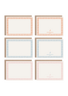 Ariana Martin Pack of 6 Patterned Notecards