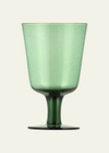 British Colour Standard Handmade Recycled Wine Glass Jade Green Quinn Says