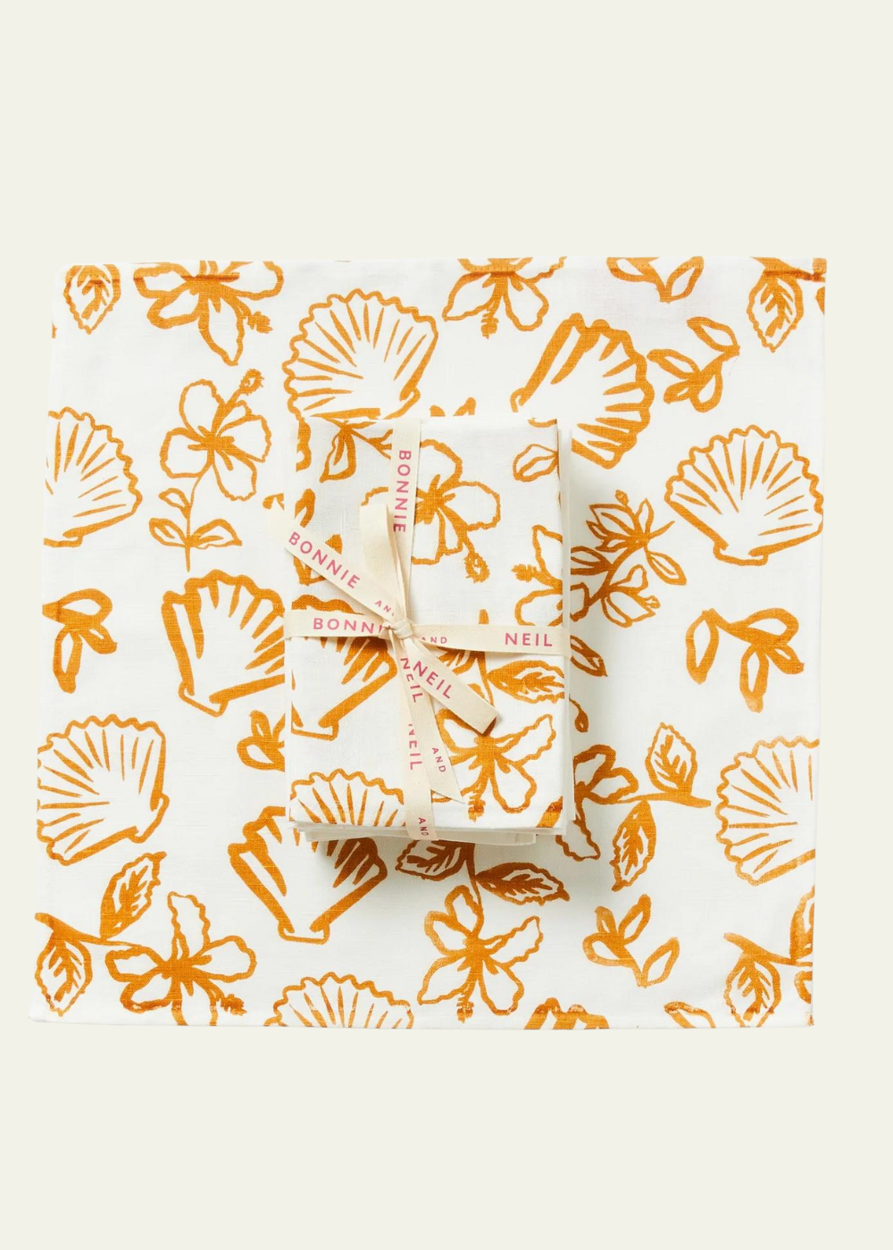 Bonnie and Neil Marina Tan Napkins, Set of 6