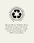 British Colour Standard Handmade Recycled Wine Glass | Malachite Green Quinn Says