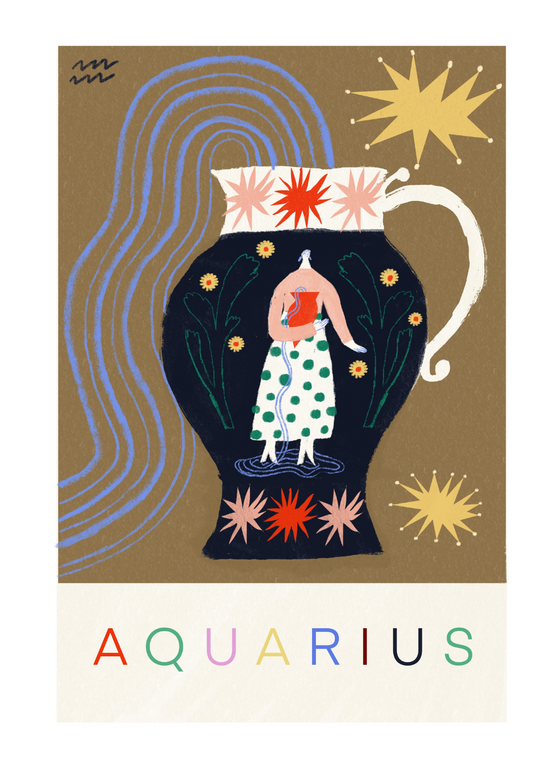 Amyisla Mccombie Aquarius Print Quinn Says