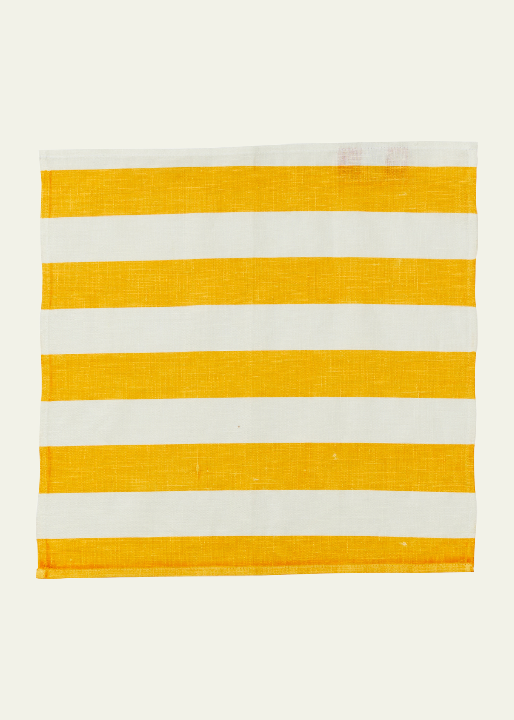 Bonnie and Neil Stripe Yellow Napkins, Set of 6