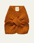 Hand-knitted Merino Little Scarf - Marigold