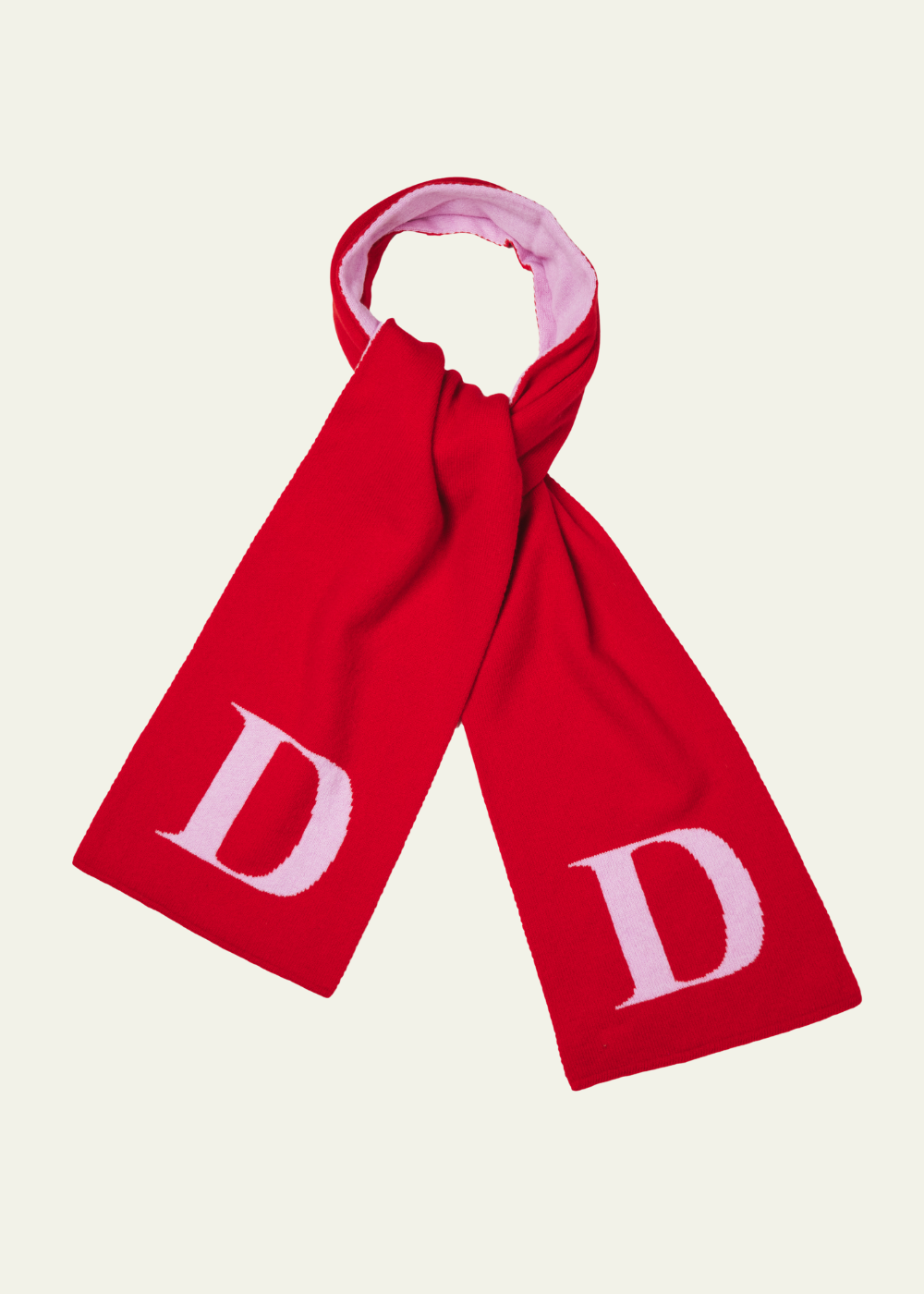 HADES Wool Alphabet D Scarf