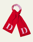 HADES Wool Alphabet D Scarf