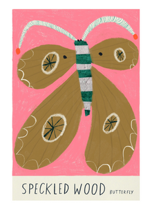  Amyisla Mccombie Speckled Wood Butterfly Print Quinn Says