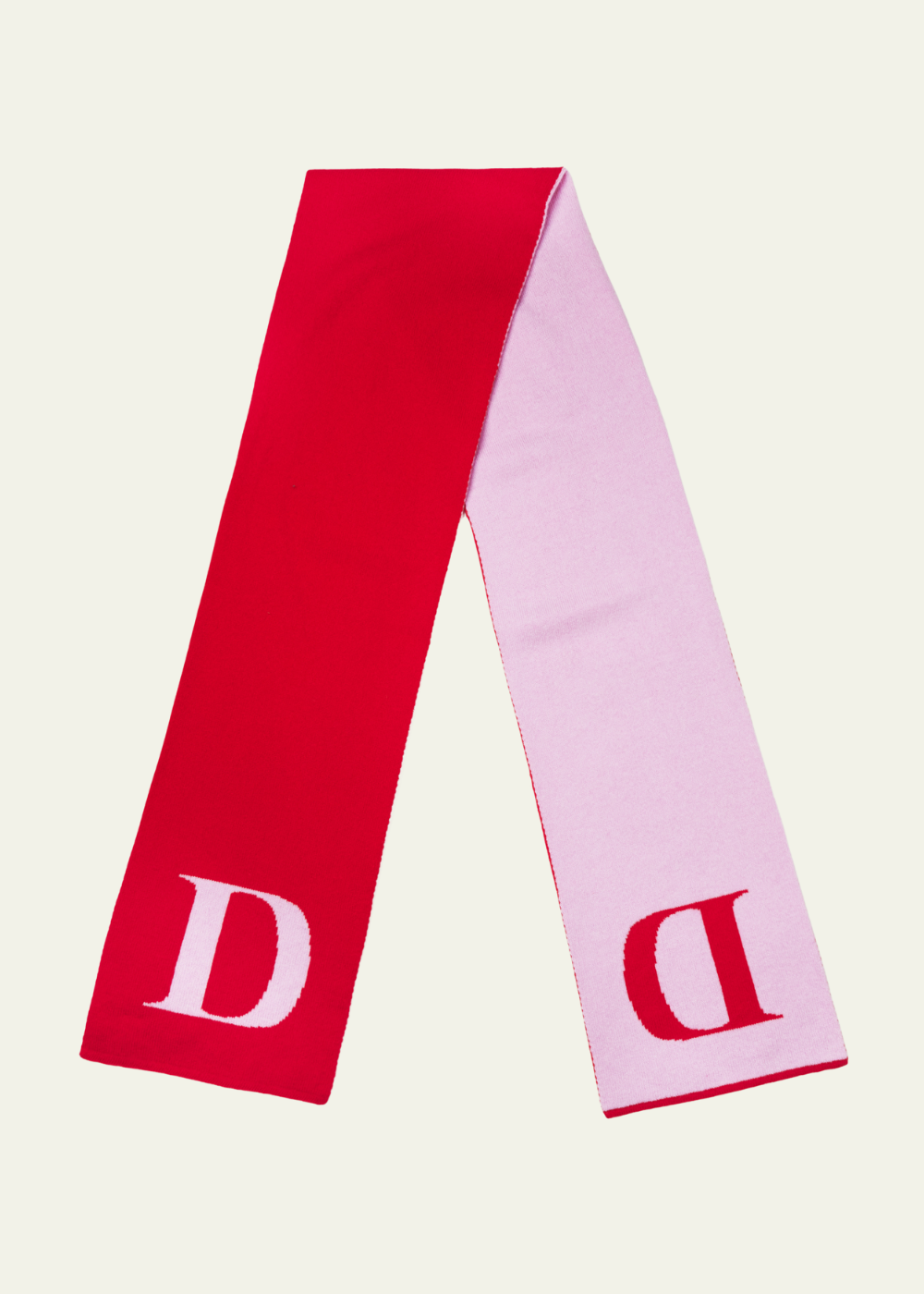 HADES Wool Alphabet D Scarf