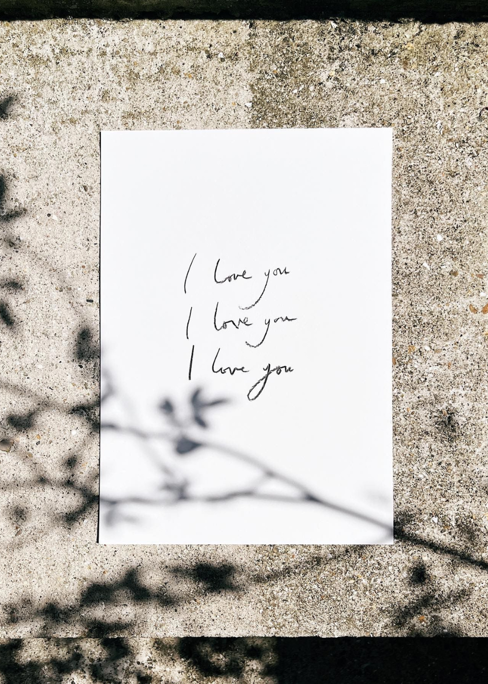 &#39;I Love You&#39; Original Artwork by Holly Delaney