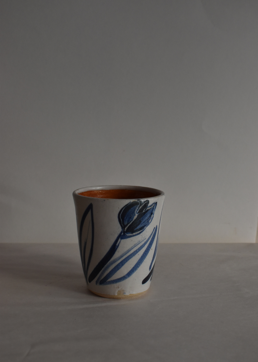 Ella Bua-In Illustrated Ceramic Tumbler — Tulips