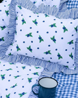 Evie & Skye Ruffled Blueberry Quilt & Pillow Set