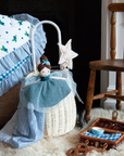 Evie & Skye Ruffled Blueberry Quilt & Pillow Set