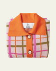 HADES Wool Barbauld Cardigan | Pink Check