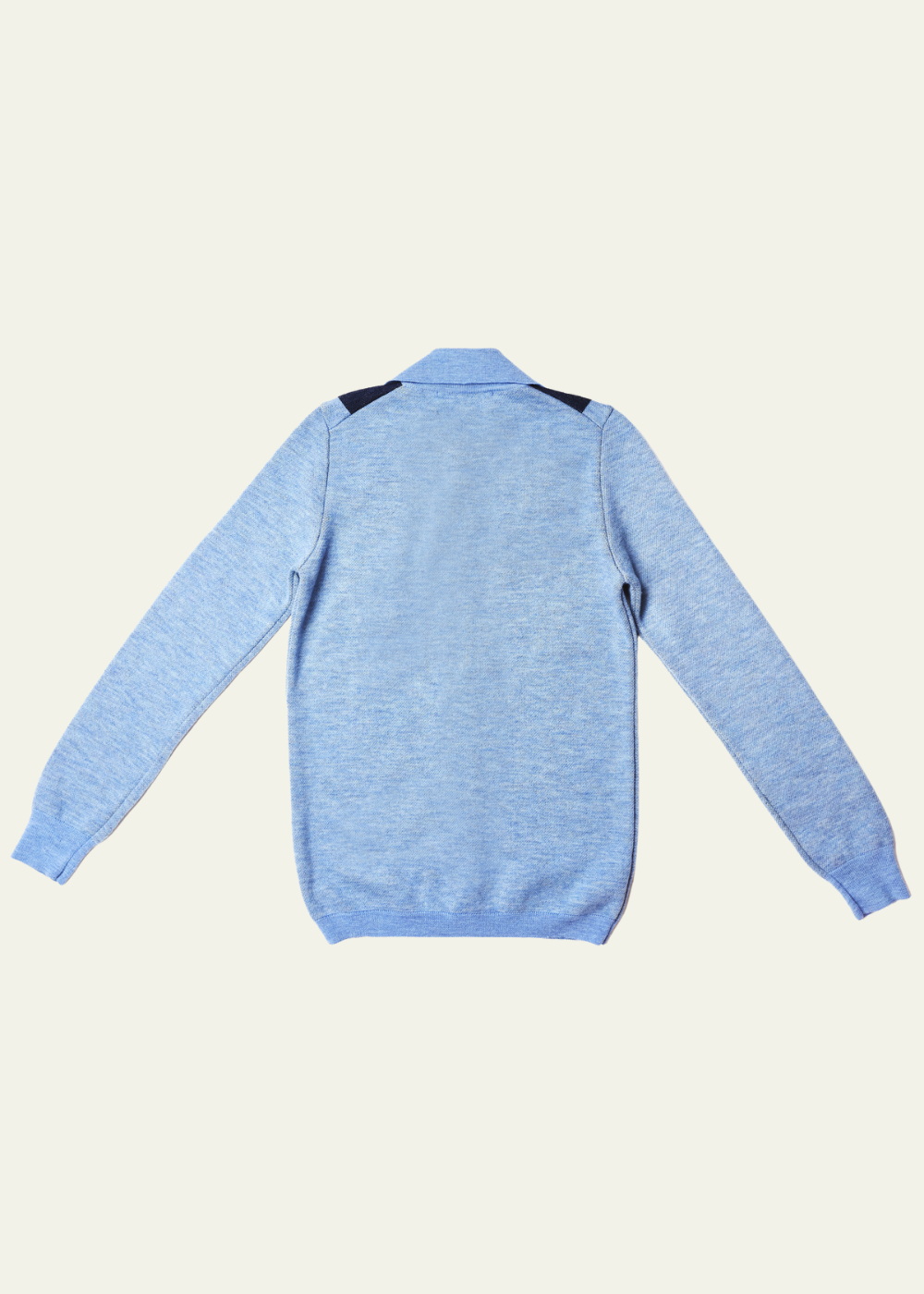 HADES Wool Barbauld Cardigan | Blue Flower