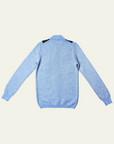 HADES Wool Barbauld Cardigan | Blue Flower