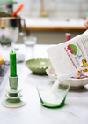 Handmade Recycled Glass Dinnerware | Malachite Green
