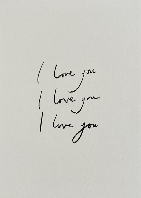 'I Love You' Original Artwork by Holly Delaney
