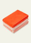 Sophie Home Reusable & Eco-Friendly Cotton Knit Dishcloths - Pink Mix