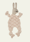 Cotton Knit Baby Comforter Cuddle Cloth - Textured Rabbit