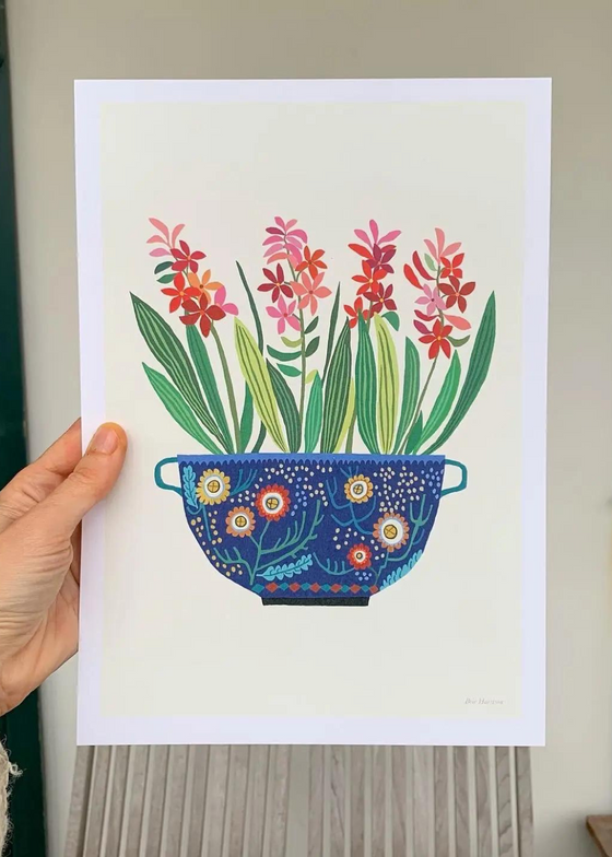 Brie Harrison Hyacinths Art Print A4