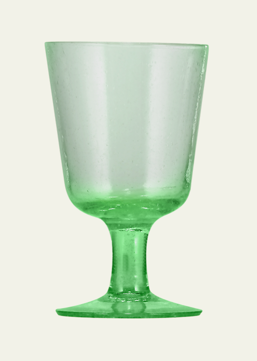 British Colour Standard Handmade Recycled Wine Glass | Malachite Green Quinn Says